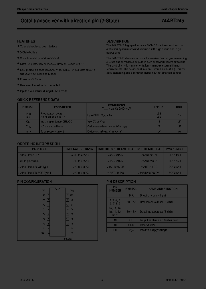 54ABT245BSA_3043211.PDF Datasheet
