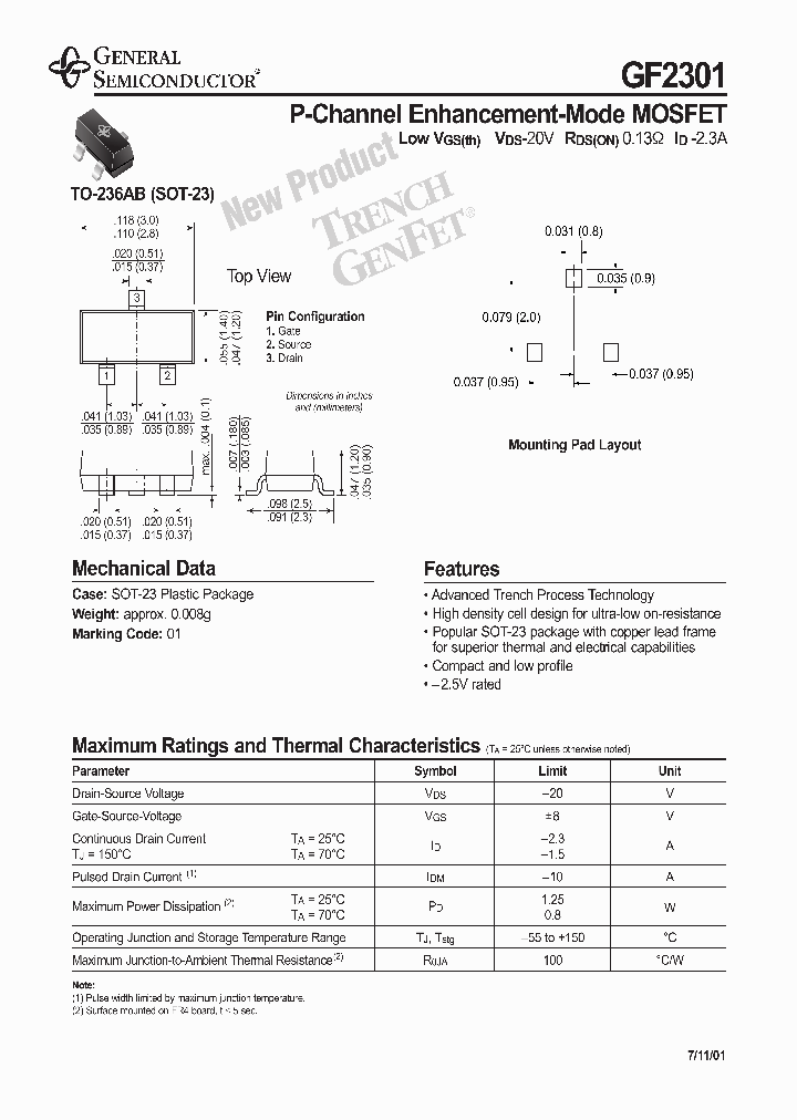 GF2301_3042218.PDF Datasheet