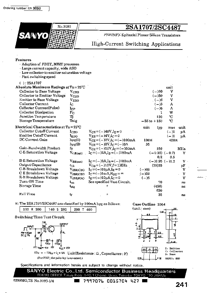 2SA1707R_3049458.PDF Datasheet