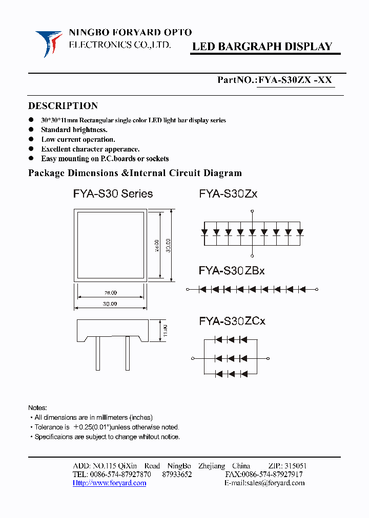 FYA-S30ZX-3_3051167.PDF Datasheet