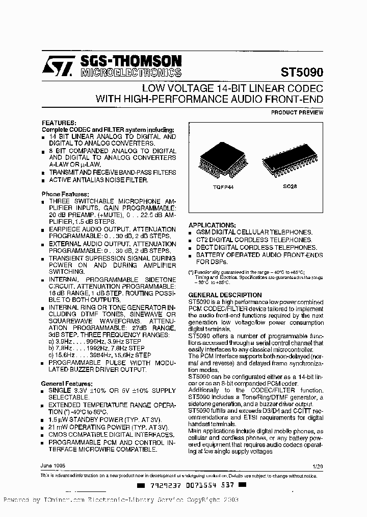 ST5090CQFP_3052105.PDF Datasheet
