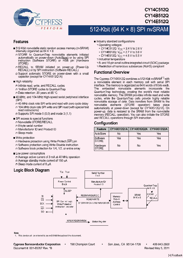 CY14B512Q2A-SXIT_3051742.PDF Datasheet