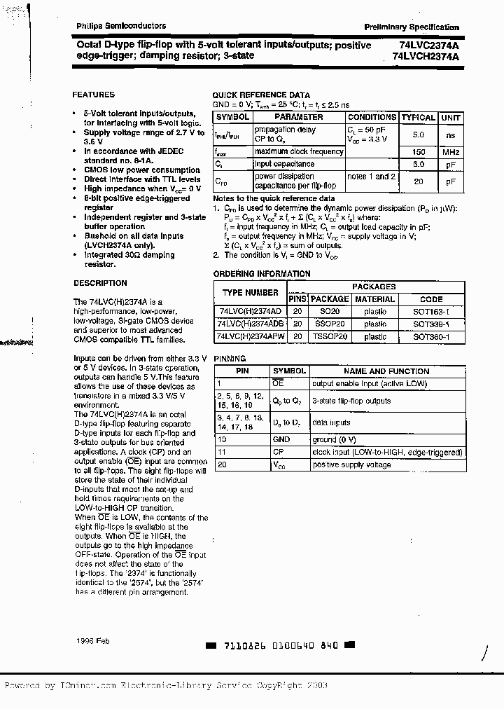 74LVCH2374ADB_3053896.PDF Datasheet