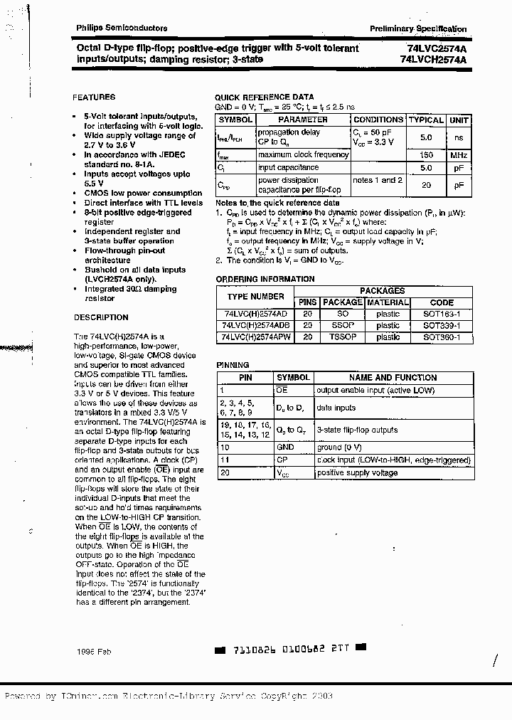 74LVCH2574ADB_3053897.PDF Datasheet