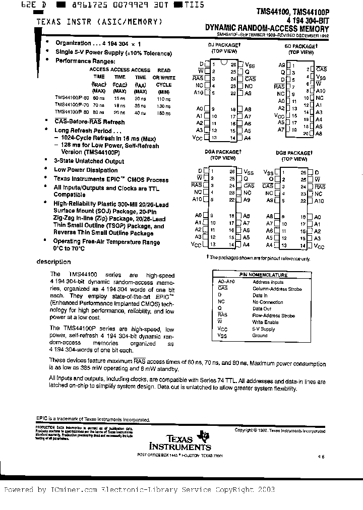 TMS44100-80DGA_3053195.PDF Datasheet