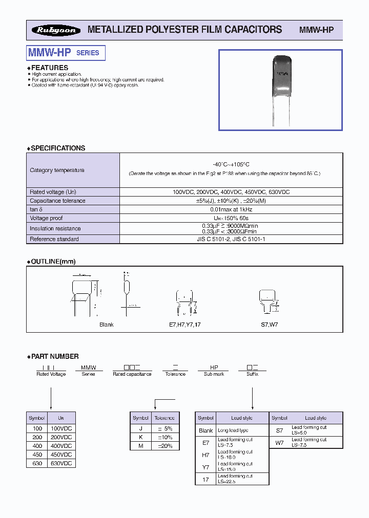 400MMW184MHP77_3052788.PDF Datasheet