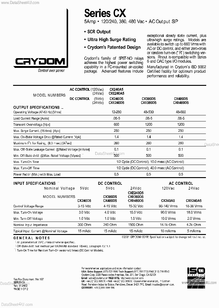 CXE240_3054620.PDF Datasheet