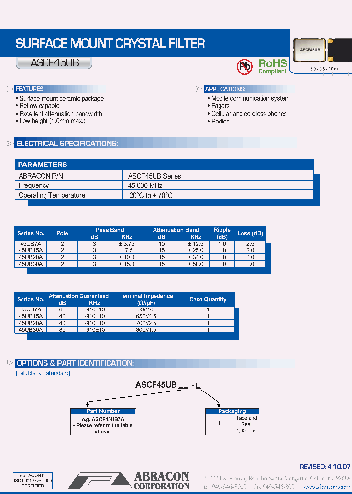 ASCF45UB20A_3056660.PDF Datasheet