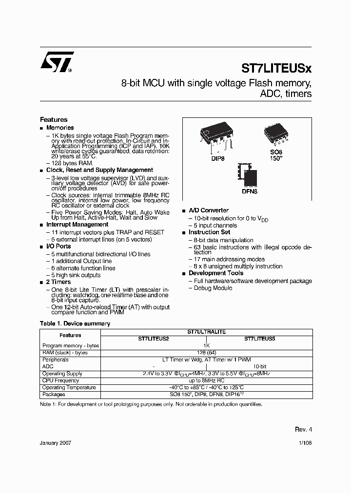 ST7PLITEUS5U6TR_3056719.PDF Datasheet