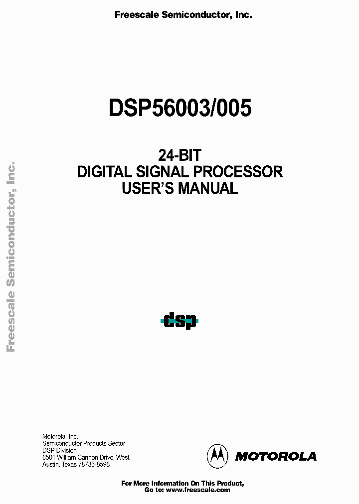 DSP56005UM_3056523.PDF Datasheet