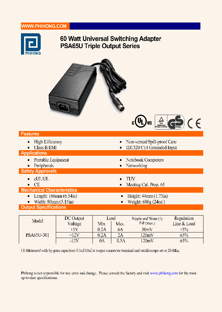 PSA65U-301_3056251.PDF Datasheet