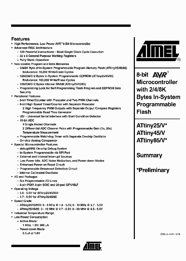 ATTINY25V-10MU_3058116.PDF Datasheet
