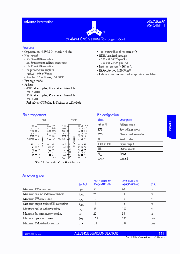 AS4C4M4F1_3057586.PDF Datasheet