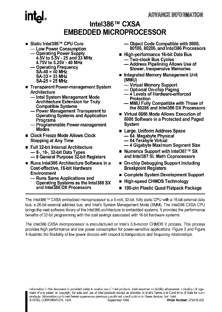 INTEL386CXSA_3058563.PDF Datasheet