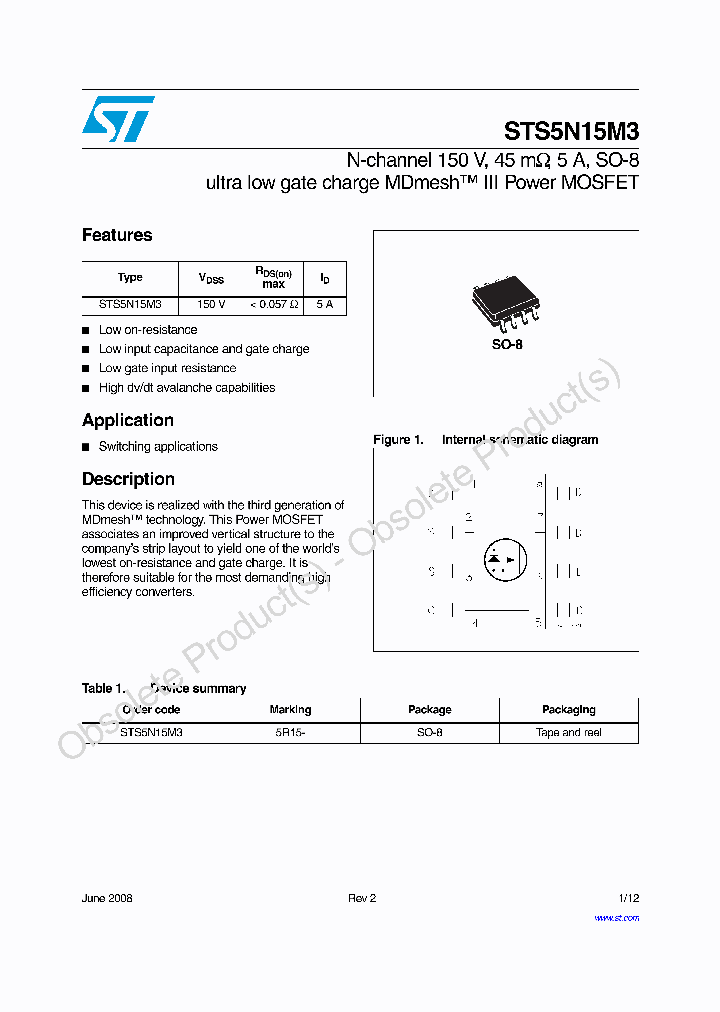 STS5N15M3_3056304.PDF Datasheet