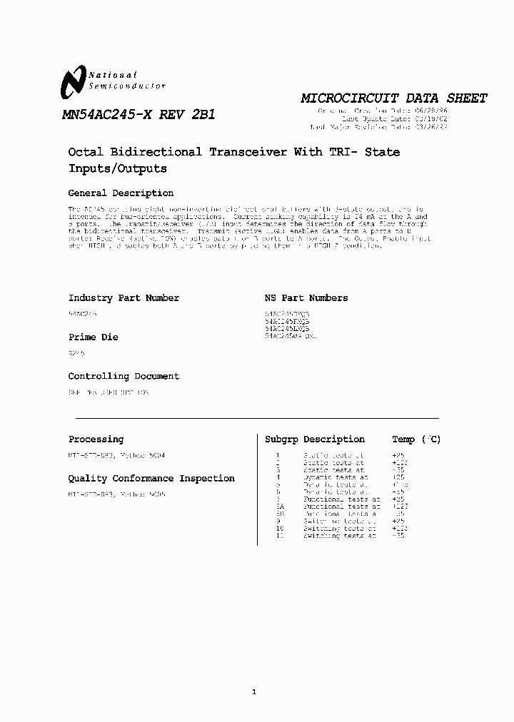 54AC245WG-QML_3059944.PDF Datasheet