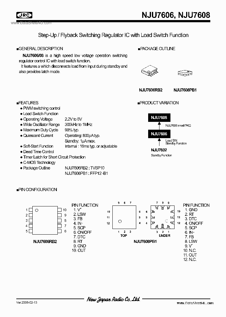 NJU7606_3061858.PDF Datasheet