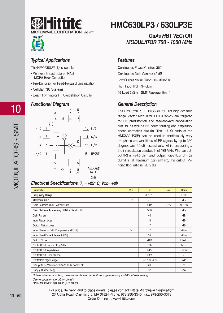 HMC630LP3_3064981.PDF Datasheet