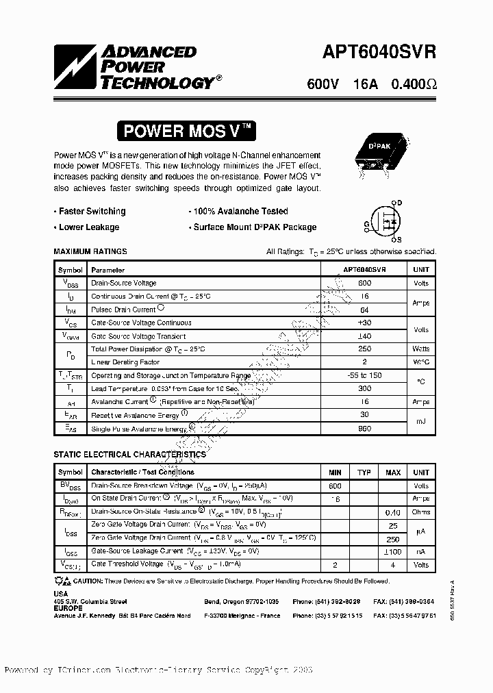APT6040SVR_3064530.PDF Datasheet