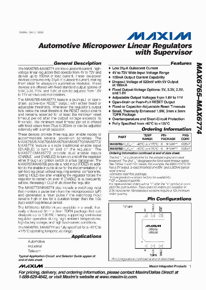 MAX6771TASD2T_3068175.PDF Datasheet