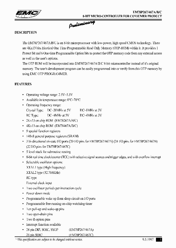 EM78P467A_3067916.PDF Datasheet