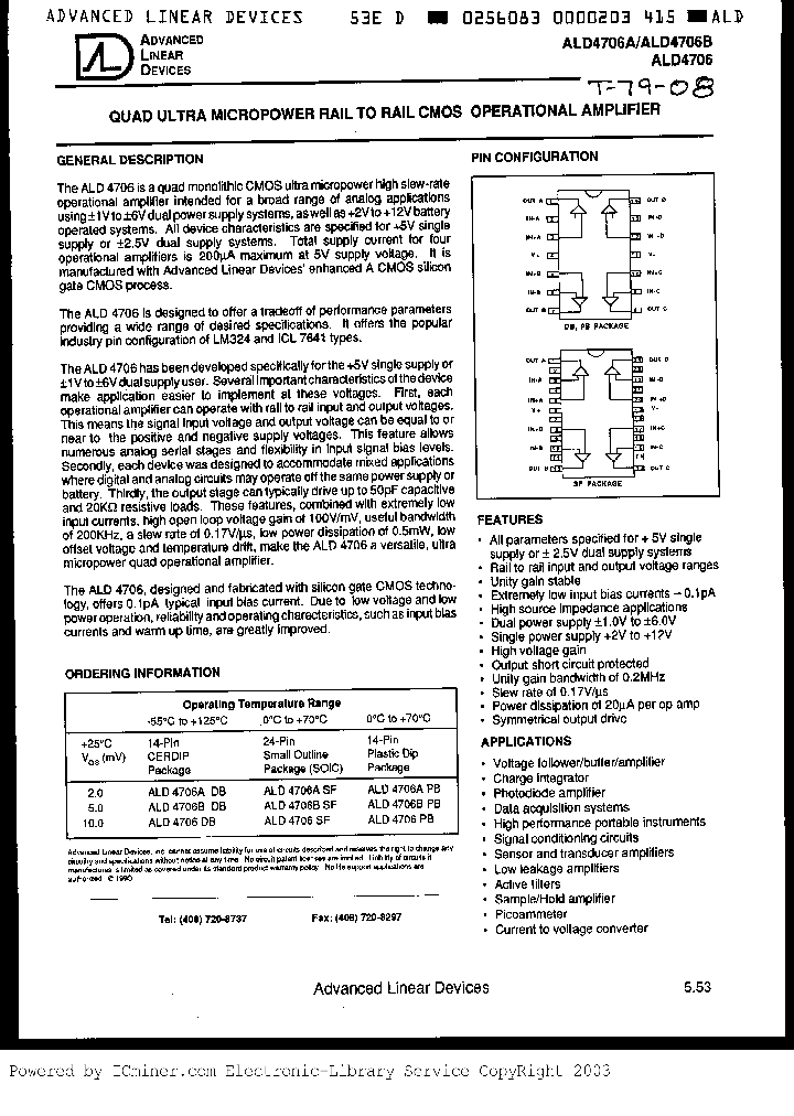 ALD4706BSF_3070459.PDF Datasheet