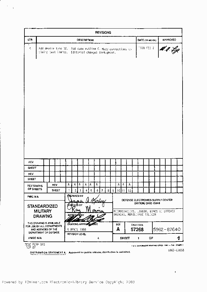 5962-8764001WX_3067379.PDF Datasheet