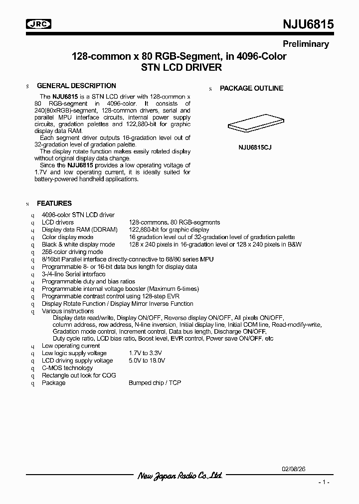 NJU6815_3068895.PDF Datasheet
