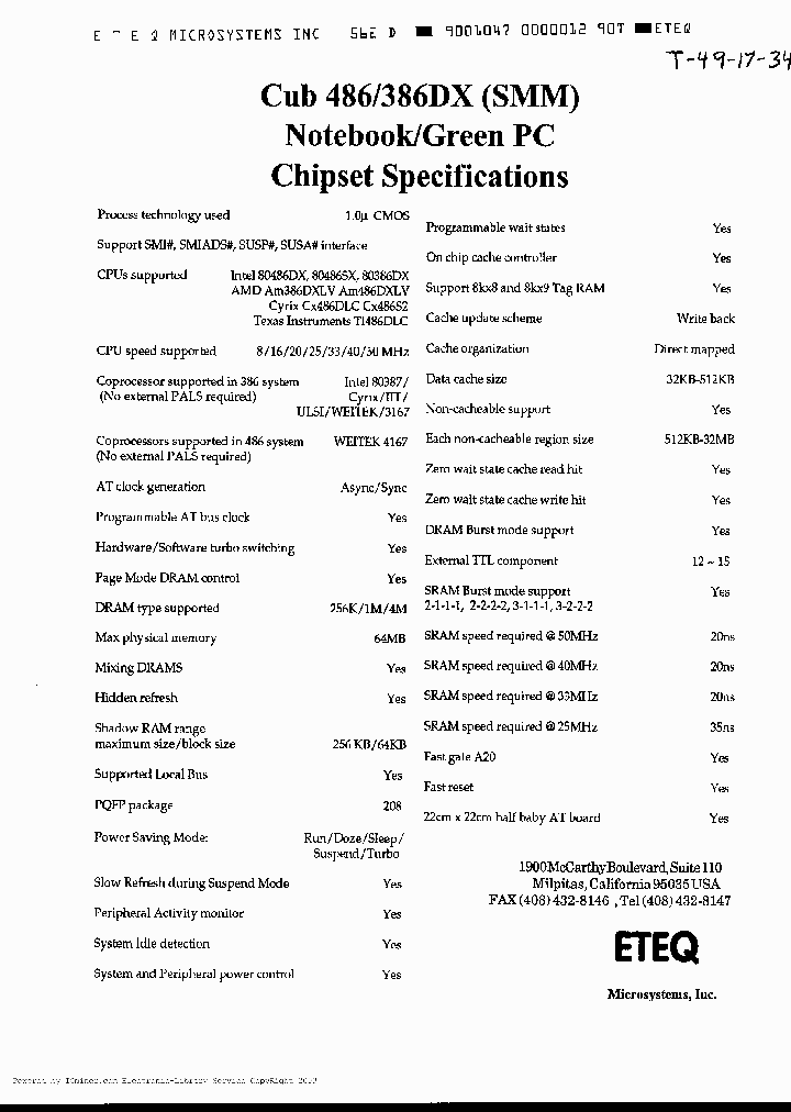 486386DX-CHIPSET_3072084.PDF Datasheet