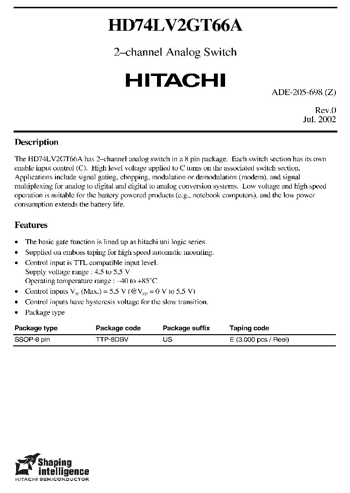 HD74LV2GT66A_3071174.PDF Datasheet