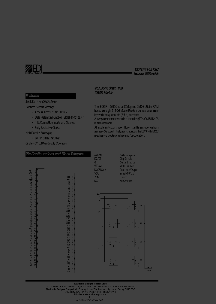 EDI9F416512LP100BNC_3071779.PDF Datasheet