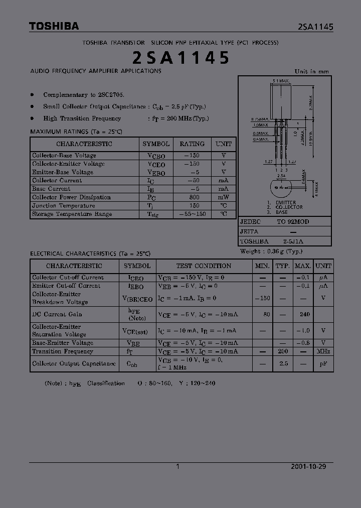 2SA1145Y_3073154.PDF Datasheet