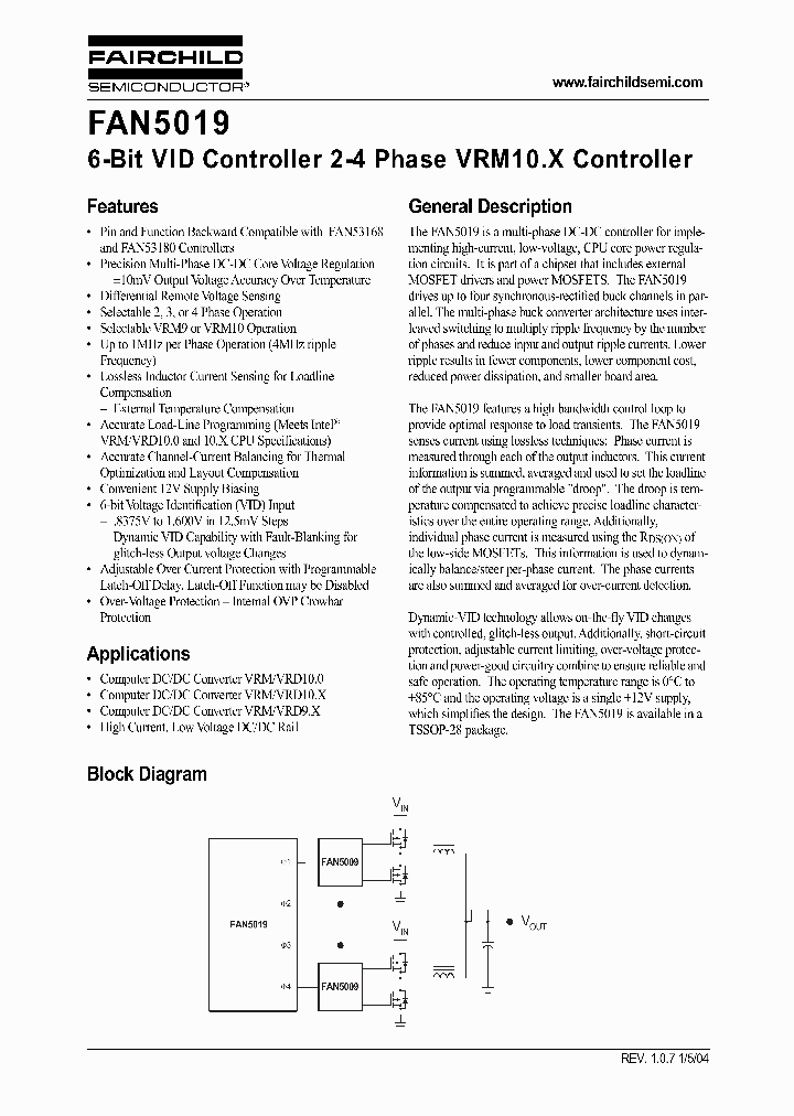 FAN5019_3073748.PDF Datasheet