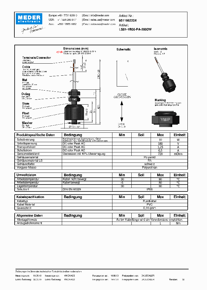 LS01-1B66-PA-2000WDE_3073315.PDF Datasheet
