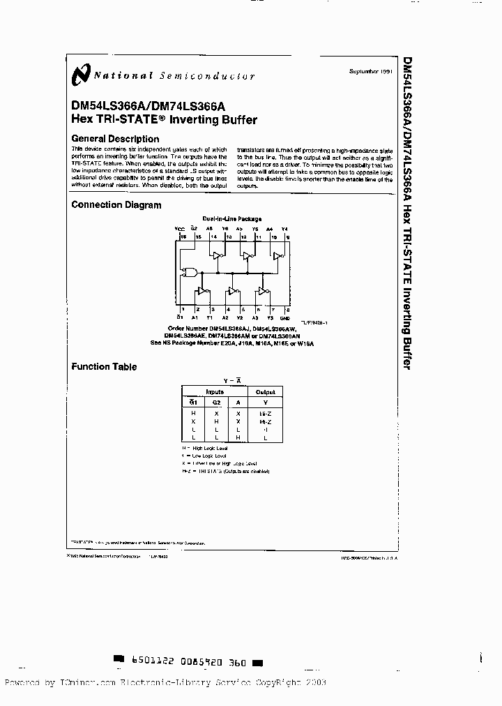 DM54LS366AE883_3076988.PDF Datasheet