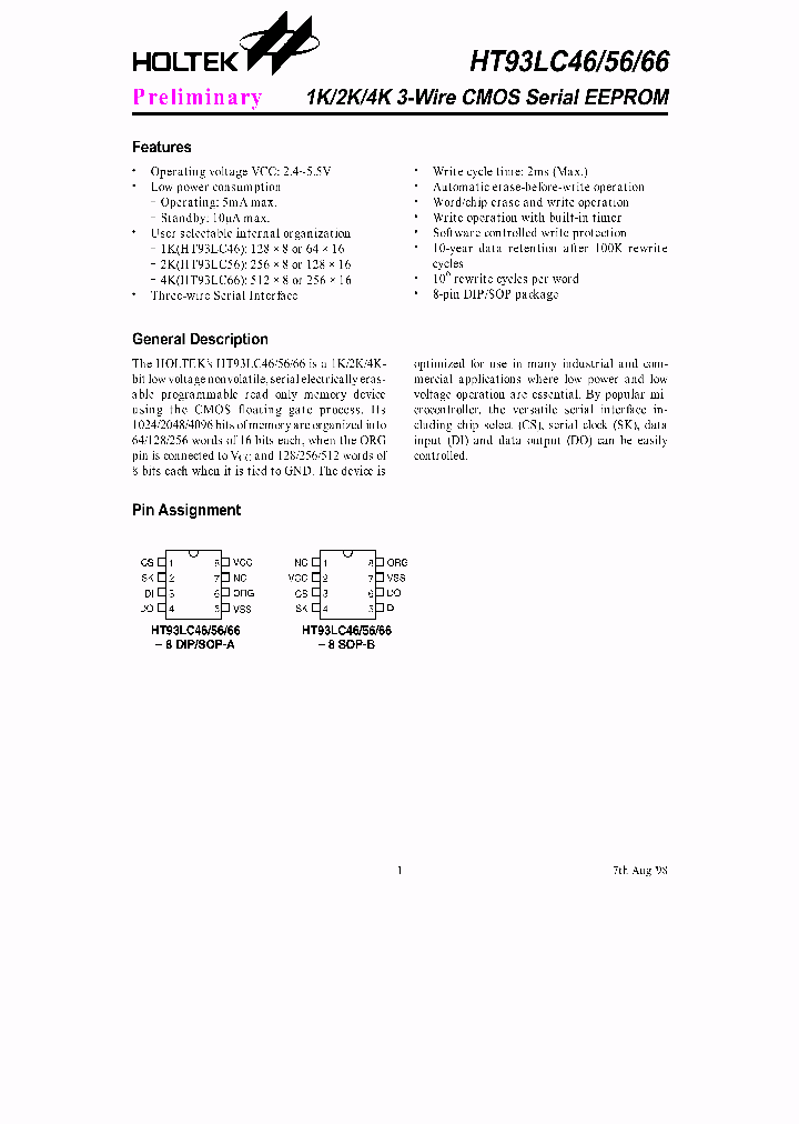 HT93LC46-8DIP-A_3071860.PDF Datasheet