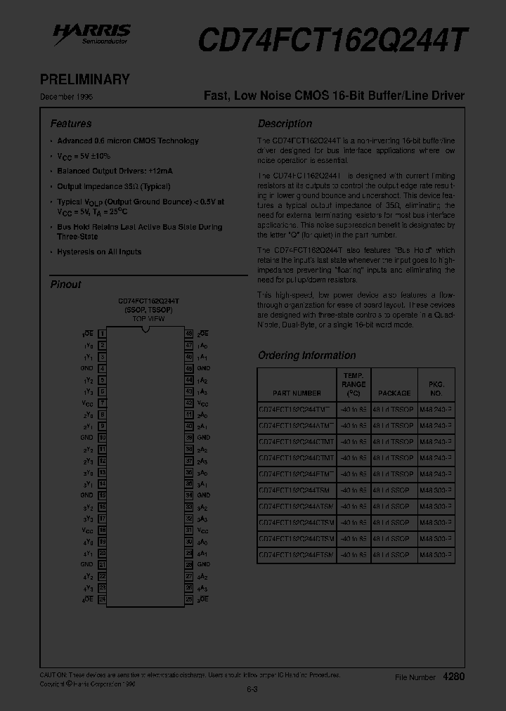 CD74FCT162Q244ETSM_3073564.PDF Datasheet