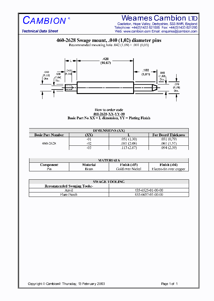 460-2628_3079497.PDF Datasheet