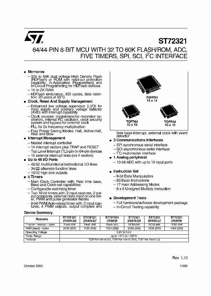 ST72321R6T1_3079706.PDF Datasheet