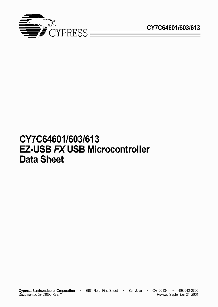 CY7C64601-52NC_3084240.PDF Datasheet