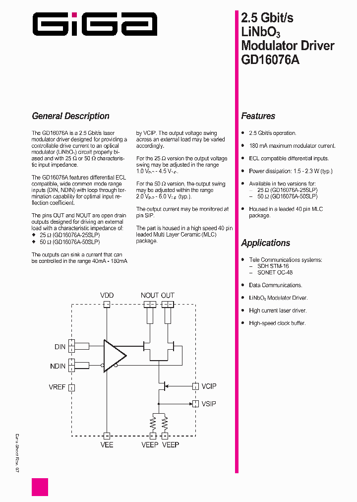 GD16076A-25SLP_3084062.PDF Datasheet