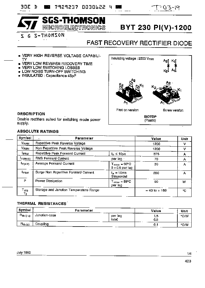 BYT230PI1200_3085370.PDF Datasheet
