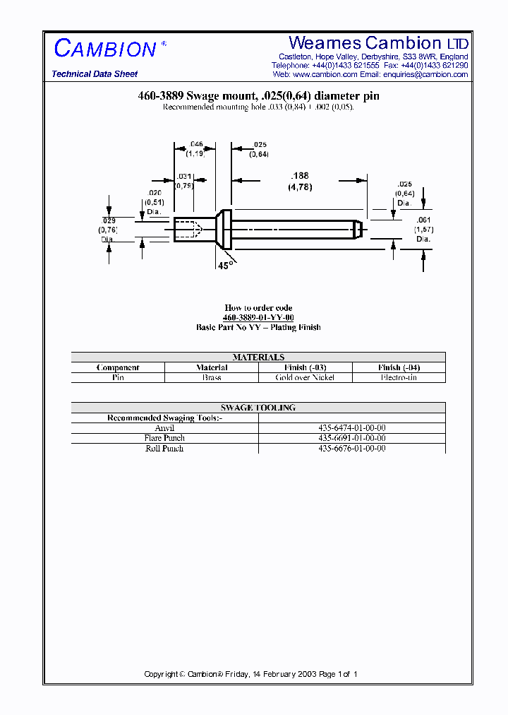 460-3889_3079852.PDF Datasheet