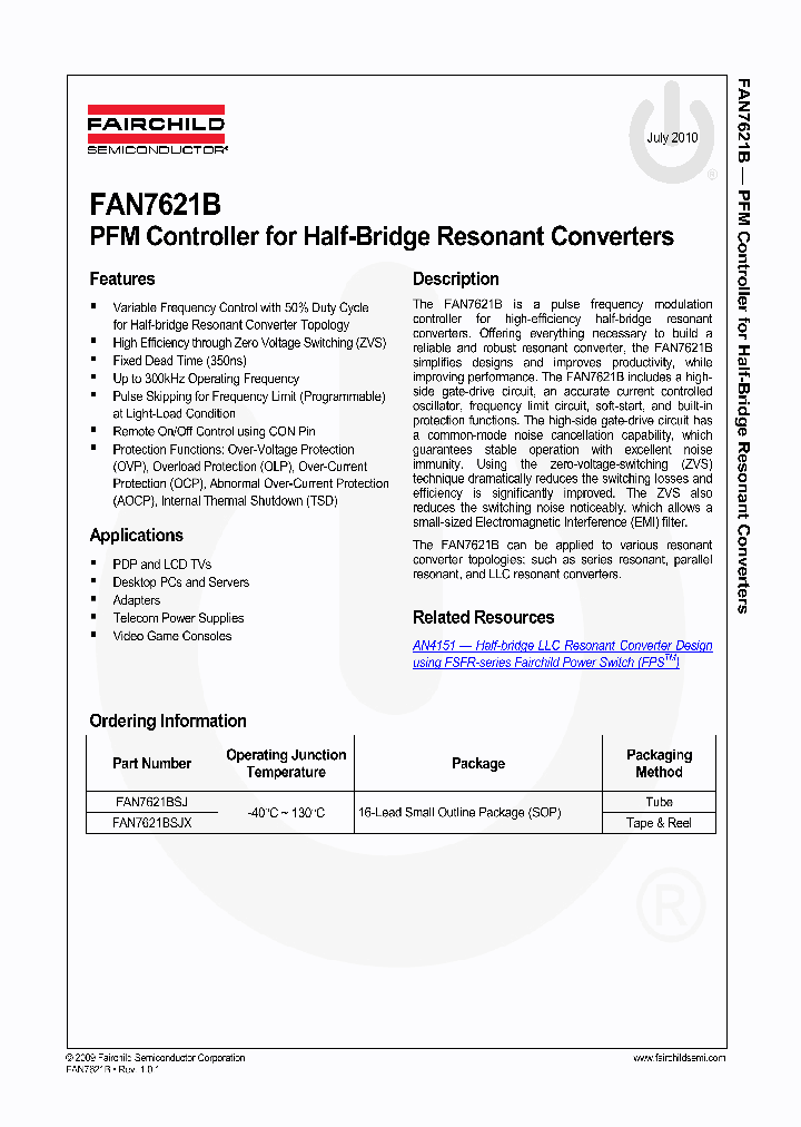 FAN7621B_3084432.PDF Datasheet