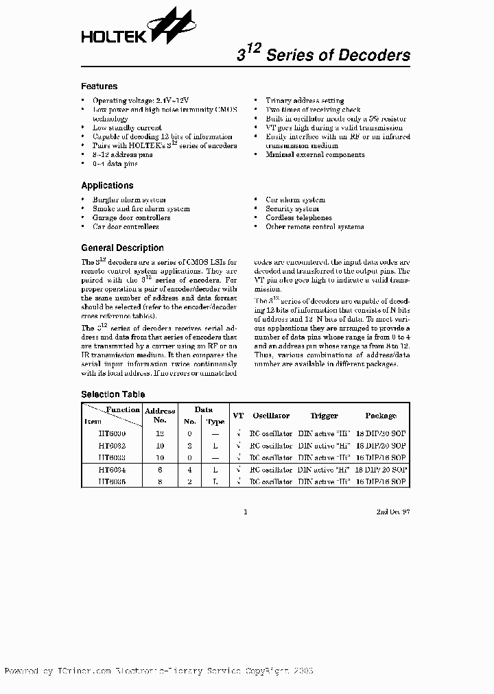 HT604220SOP_3085083.PDF Datasheet