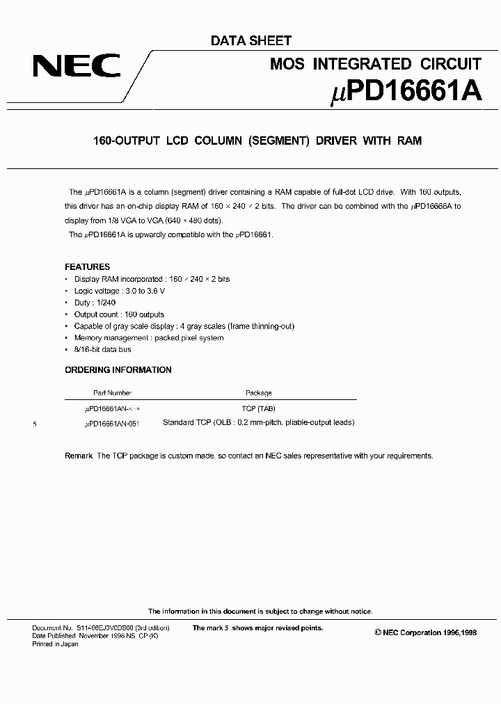 UPD16661AN-XXX_3084355.PDF Datasheet