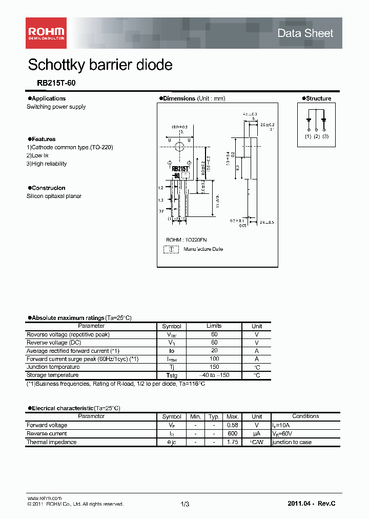 RB215T-6011_3089550.PDF Datasheet