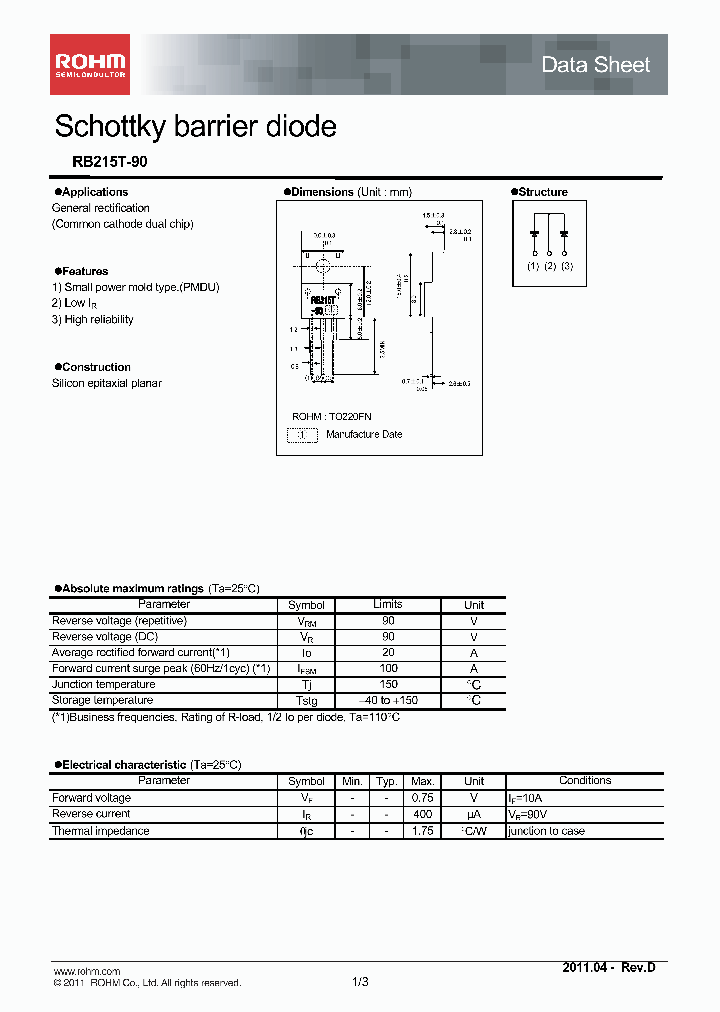 RB215T-9011_3089283.PDF Datasheet