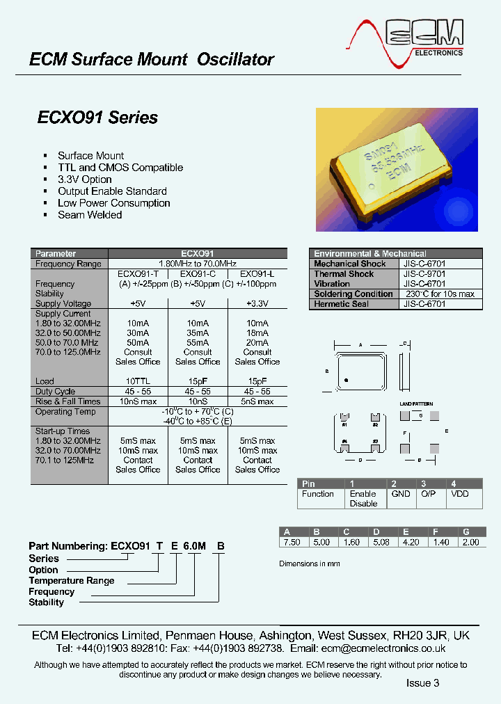ECXO91TE60MB_3095021.PDF Datasheet