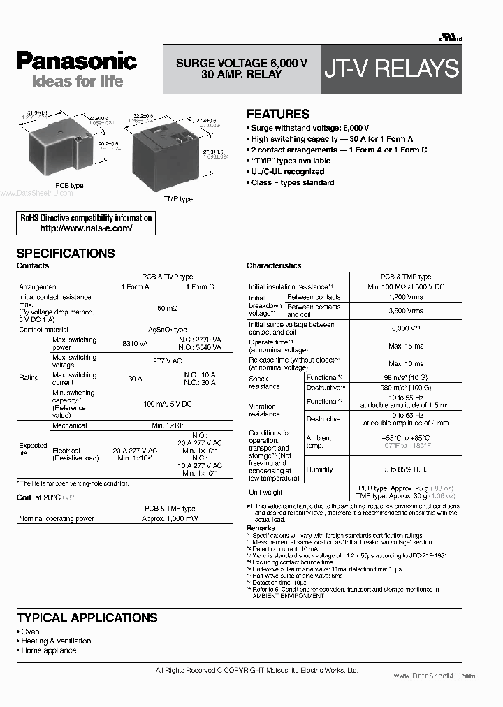 JTV1AS-PA-12V_3096043.PDF Datasheet